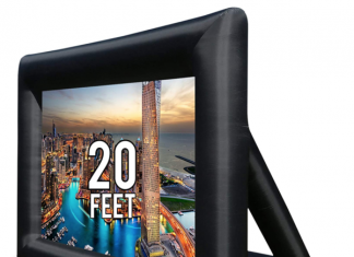 Top Ten Best Outdoor Inflatable Movie Screen Review renting a movie projector and screen