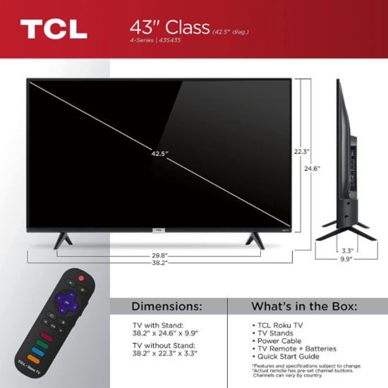 what is smallest smart tv size