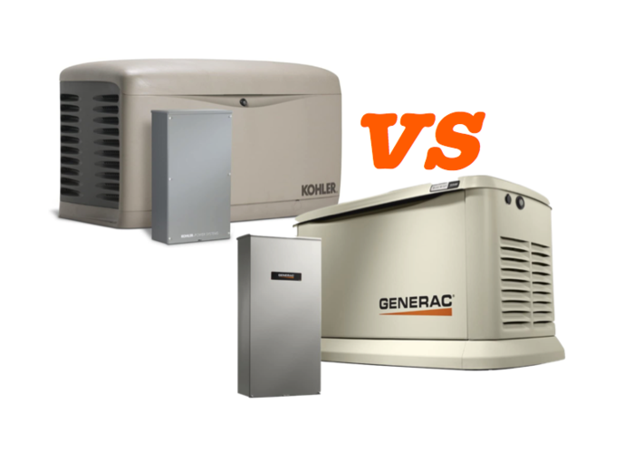 Kohler vs Generac generators reviews